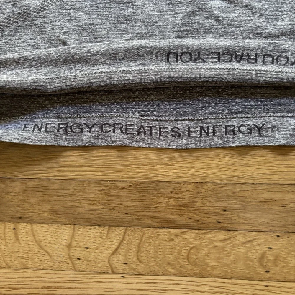Lululemon Swiftly Shirt Womens 8 Gray Long Sleeve Thumb Holes Crew Neck‎ Gym Run